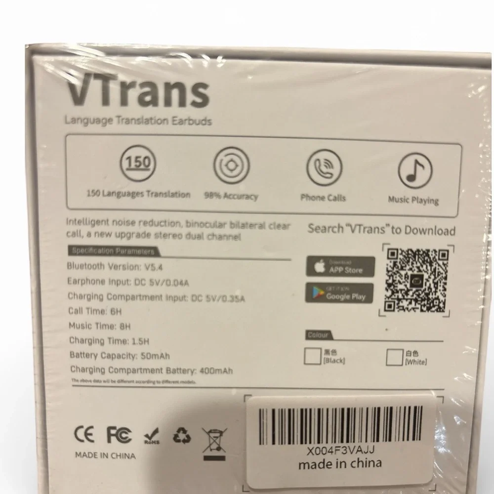 VTrans AI Earphone – Language Translation Earbuds - Picture 4 of 5